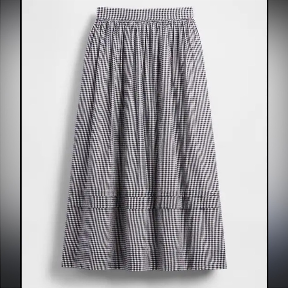 GAP X DOEN Gingham MIDI Skirt